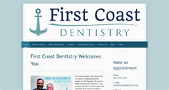 Desktop Screenshot of firstcoastdentistry.com