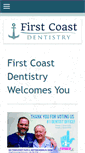 Mobile Screenshot of firstcoastdentistry.com